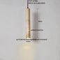 DecorBites™ LED Pendant Lamp Black Iron Wabi Sabi Hanging Light - Yellow Travertine