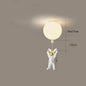 DecorBites™ LED Astronaut Glass Ball Pendant Light for Children's Room