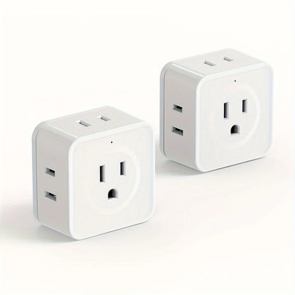 5 Way Multi Plug Outlet Extender, Wall Outlet Expander, Small