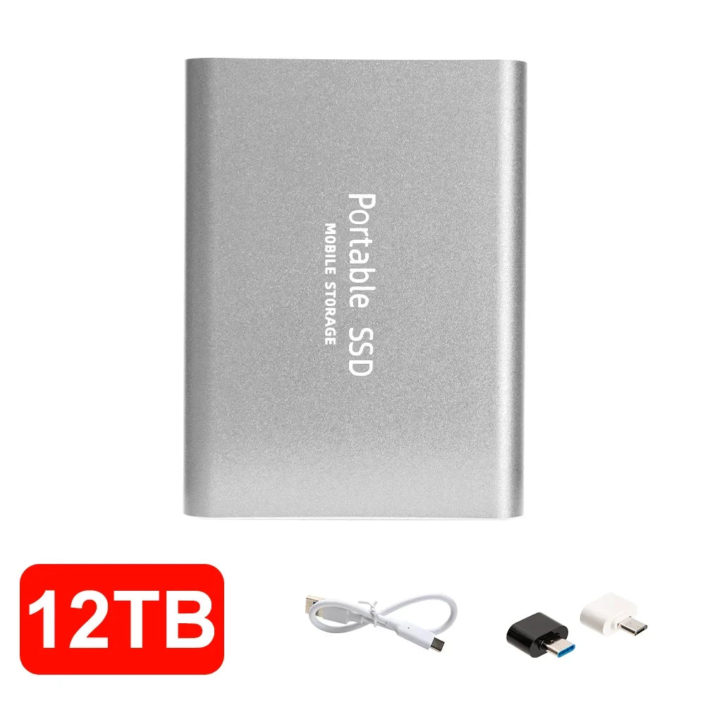 4TB Mini External Solid State Drive Portable SSD 8TB Hard Drive Small