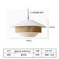 DecorBites™ Japanese Hemp Rope Chandelier for Kitchen, Bedroom, and Hotel - Minimalist Home Decor