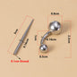 Sterile Body Piercing Tool Kit Surgical Steel Piercing Needles Clamp Pliers Gloves Set Pull Pin Lead Tool Lip Nose Belly Jewelry