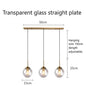 DecorBites™ Glass Pendant Lights: Nordic LED Hanging Lamp for Kitchen, Dining Room, Bedroom.
