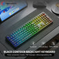 V108 Bluetooth Keyboard  Office Low Noise 2.4G Wired&Wireless Full Layout with RGB Backlit Membrane