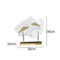DecorBites™ Golden Fish Crystal Ornament Home Decoration Metal Statue
