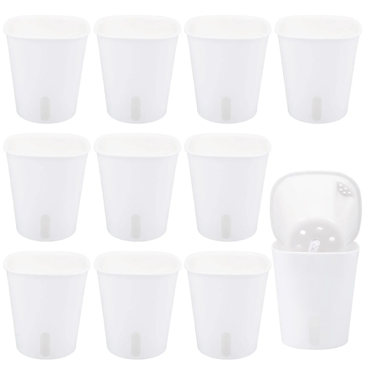 10 Pcs Self Watering Planter Lazy Hydroponic Flower Pot Plastic