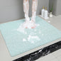 Non-slip Hollow Bath Mat, Foot Massage Shower Mat, Quick-drying Bathtub Mat for Bathroom, Hotel & Floor, Grey