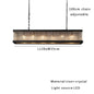DecorBites™ Kristal Glass Rectangle Pendant Lights - Nordic Classic Dining Table Luminaire