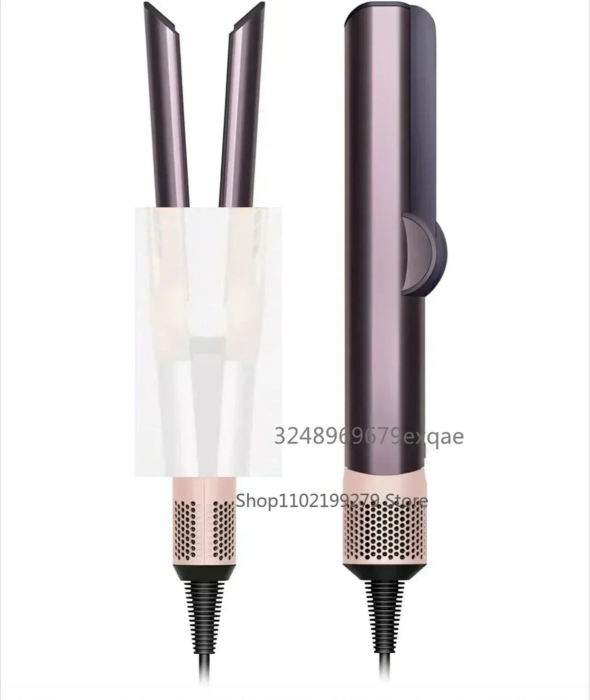 2-In-1 Hair Straightener and Dryer Combo - Negative Ion Heating Flat