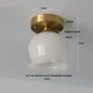 DecorBites™ Glass Flower LED Ceiling Lights - Modern Nordic Canopy Lamparas Techo