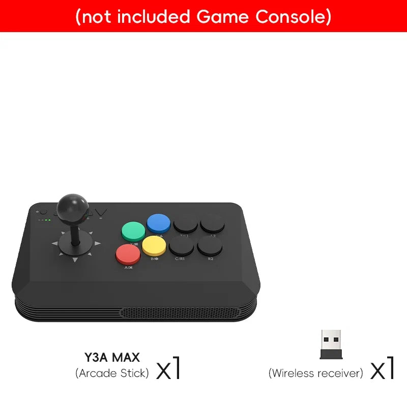 DATA FROG Y5A Arcade Console Joystick Suitable for Android iOS PC Switch Arcade Fight Stick Support 2.4G Wireless