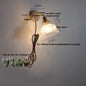 DecorBites™ Glass Rotate Copper LED Wall Sconce - Modern Nordic Bedroom Study Lamp
