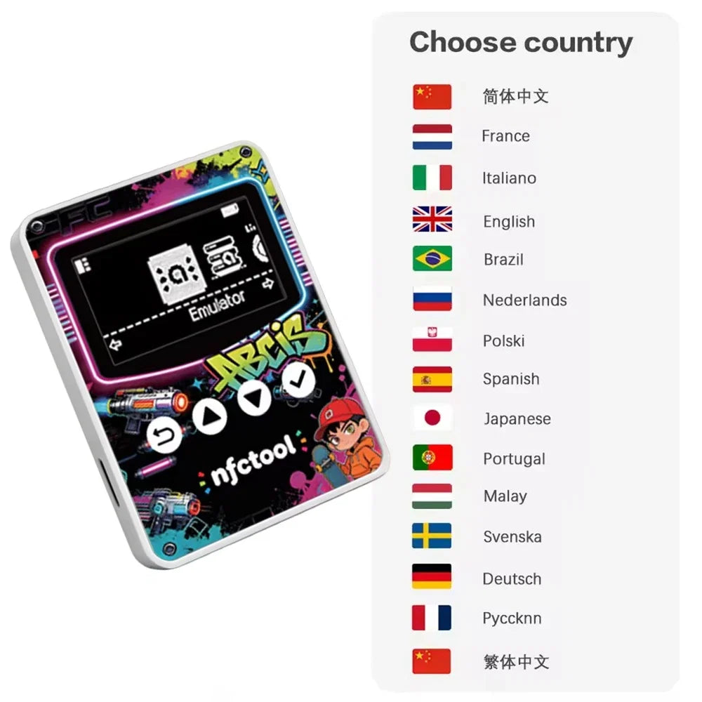 For Amiibo OLED Simulator iNFC Bluetooth Rechargeable Emulator for Switch/Switch 2/Lite OLED 3DS Wii U Wireless Game Accessory