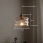 DecorBites™ Green Glass LED Pendant Light - Nordic Modern Hanging Lamp