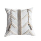DecorBites™ Lace Tassel Cushion Tufted Sofa Pillowcase for Office Chair Pad