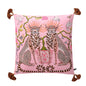 DecorBites™ Luxe Cheetah Halo Pillowcase: Decorative Tassel Cushion Cover GG Style
