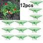 12Pcs Green Strawberry Planting Rack, 3 Sturdy Legs Stand Planter Pot Holder, Anti-Rot Fruit Support for Garden