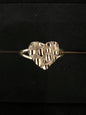14k Gold Filled Nugget Rings Diamond Cut