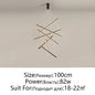DecorBites™ LED Chandelier: Modern Luster Lighting for Stair Hall Bedroom Room Duplex Building