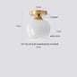 DecorBites™ Glass LED Ceiling Lamp Copper Walnut Modern Living Room Lighting Fixtures