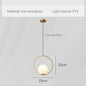 DecorBites™ Glass Pendant Lights: Modern Bedroom Bedside Chandeliers for Home Indoor Decor