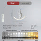 DecorBites™ Kids Unicorn Pendant Lamps White Bear Pink Elephant Chandeliers