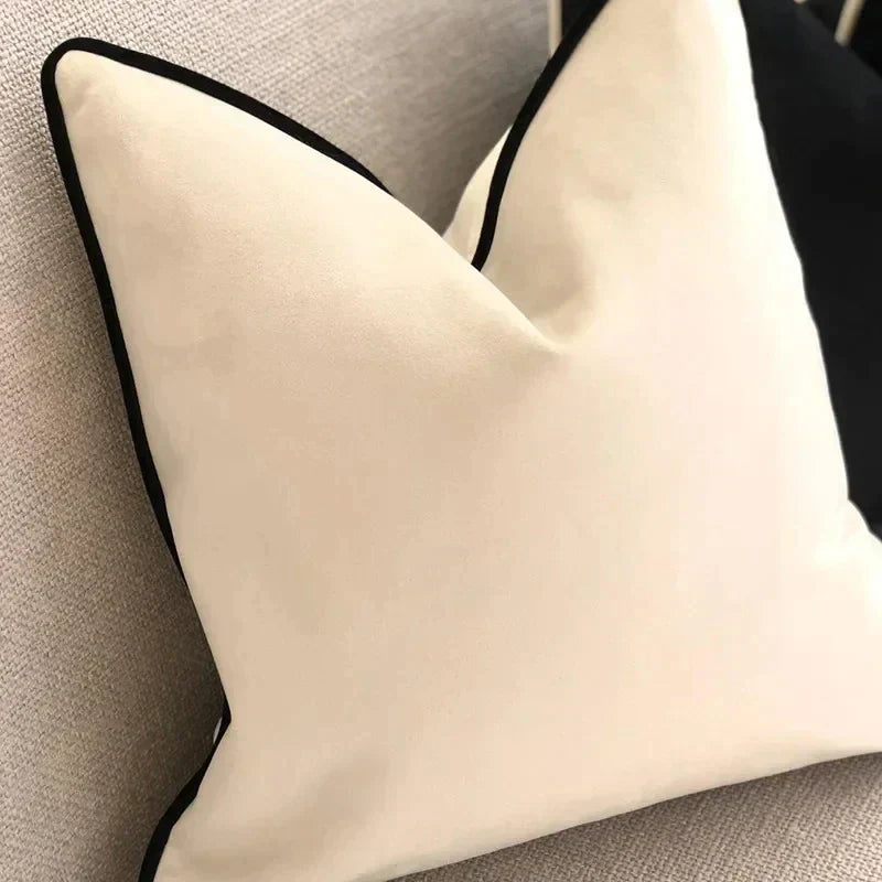 DecorBites™ Lace Tassel Cushion Tufted Sofa Pillowcase for Office Chair Pad