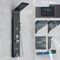 DecorBites™ LED Light Shower Faucet System: Rainfall, Massage Jets, Waterfall Panel with Temperature Control