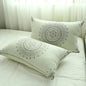 DecorBites™ Japanese Cotton Single Bedspread with Pillow Towel - Floral Birds Design