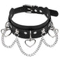 1pc Harajuku Gothic Spike Rivet Star Necklaces Collares Hip Hop Rock