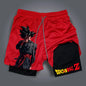 Dragon Ball Super Licensed Shorts 2025 - Japanese Anime Breathable Quick-Dry Beach Pants, Retro Y2K Hip Hop Style