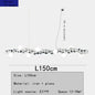 DecorBites™ LED Caterpillar Chandelier: Stylish Long Pendant Lamp for Living Room, Restaurant, Hotel