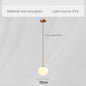 DecorBites™ Glass Pendant Lights: Modern Bedroom Bedside Chandeliers for Home Indoor Decor
