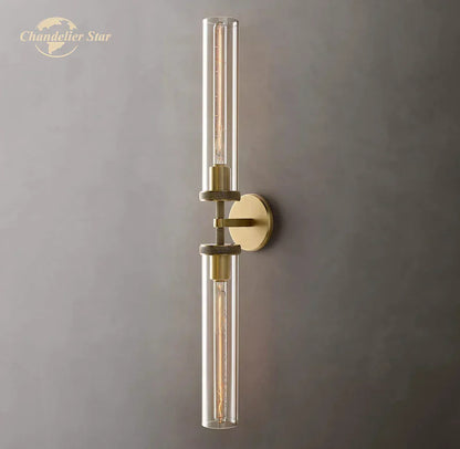 DecorBites™ Knurled Linear Glass Sconce LED Wall Lamp for Modern Lighting Décor