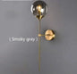 DecorBites™ Golden Round Glass Wall Sconce: Modern Nordic Lighting Fixture for Home Decor