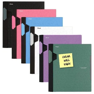 1 Subject College Ruled Advance Spiral Notebook with Pocket Dividers (Colors May Vary): Lined Paper, 8.5X11, 100 Multipack Essen