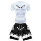 Anime Compression Set Running Sport Fitness Suit for Men Quick Dry