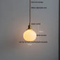 DecorBites™ Glass LED Pendant Lamp | Adjustable Nordic Hanging Light