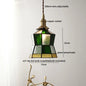 DecorBites™ Green Glass LED Pendant Lights Modern Hanging Lamp Home Decor