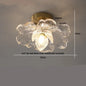 DecorBites™ Glass Flower LED Ceiling Lights - Modern Nordic Canopy Lamparas Techo