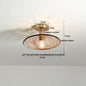 DecorBites™ Green Glass LED Ceiling Lamp for Home Living Room and Hallway Lighting