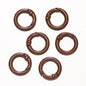 5Pcs Colorful  O Ring Spring Clasp Openable Round Carabiner Keychain Clips Hook Dog Chain DIY Jewelry Buckle Connector