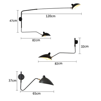 DecorBites™ Industrial Nordic Wall Lamp for Bedroom, Living Room LED Fixture