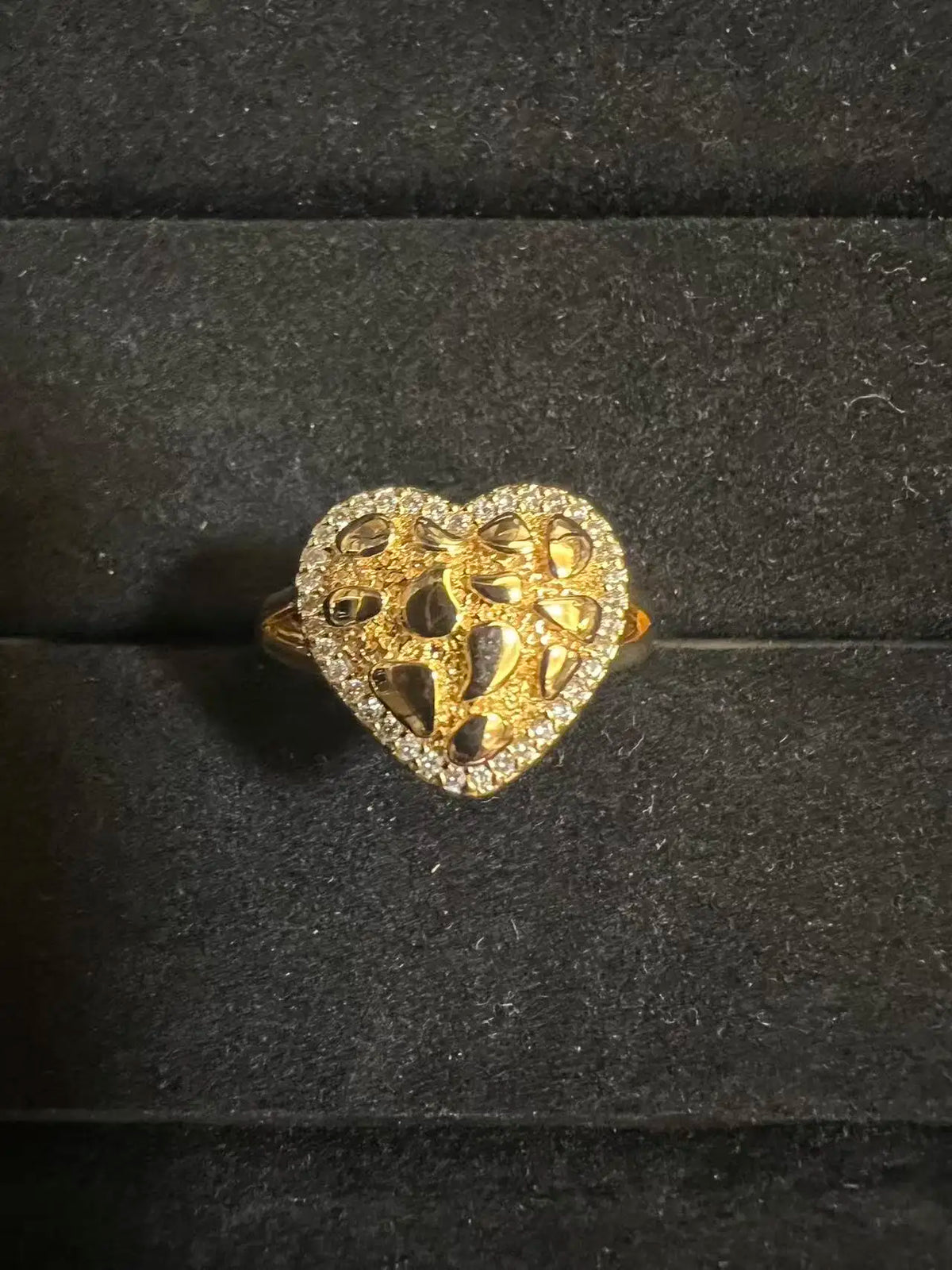 14k Gold Filled Nugget Rings Diamond Cut