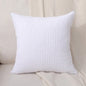 DecorBites™ Lace Pompom Cotton Cushion Cover, 50x50cm, White Balls, Soft Seat Cover, Home Decor