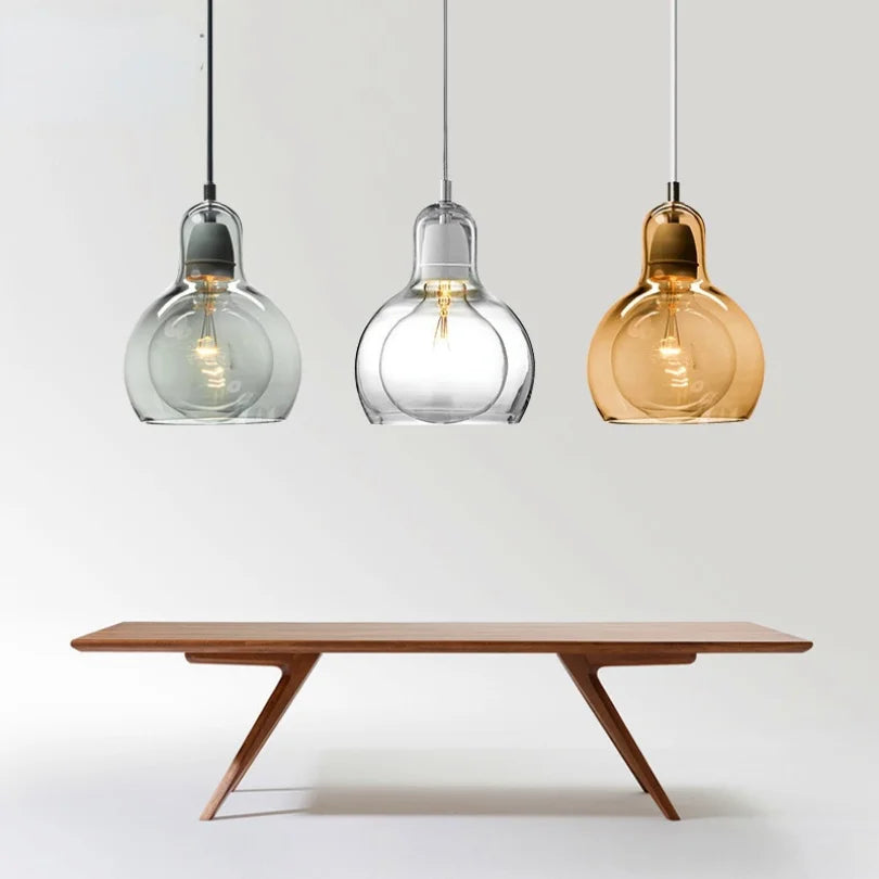 DecorBites™ Glass Pendant Lights Modern Indoor Decoration Ceiling Lamp