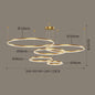 DecorBites™ LED Pendant Chandeliers for Staircase & Living Room Lighting