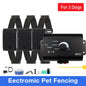 1.2 Acres Electronic Pet Fence System Adjustable Control Range Dog Fencing Dog Training Collar Electric Dog Sound Shocked Collar