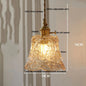 DecorBites™ Green Glass LED Hanging Pendant Lights