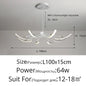 DecorBites™ LED Chandeliers for Modern Living Room Bedroom Study Kitchen Lighting